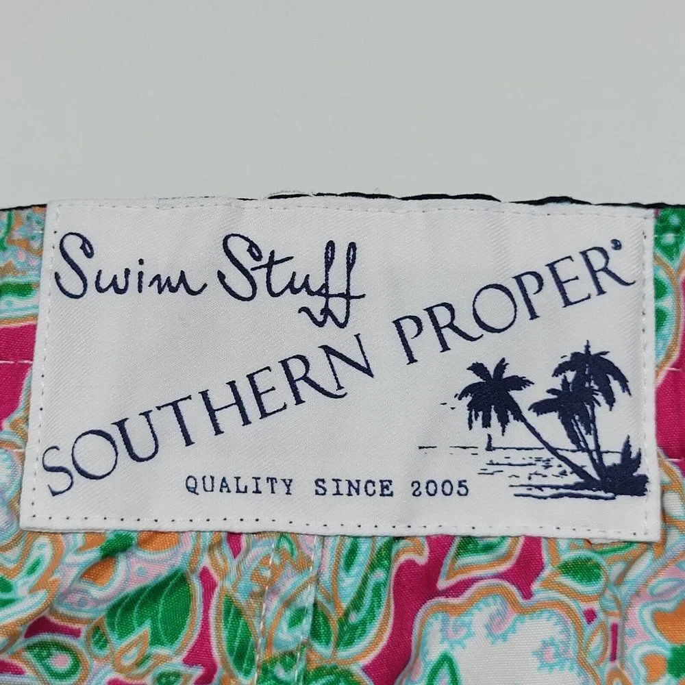 Swim Stuff Southern Proper Swimming Shorts Multi Color Size XL‎ 38-40